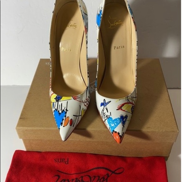 Christian Louboutin Shoes - Size:41 Pumps SO Kate 120 Patent Heels